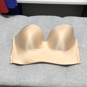 Longline nude bra